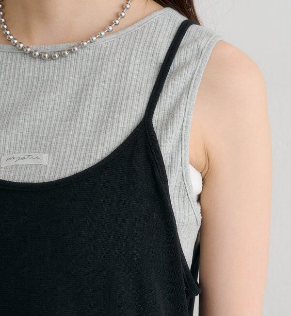  「シアーレイヤードキャミSET」|Tシャツ・カットソー|