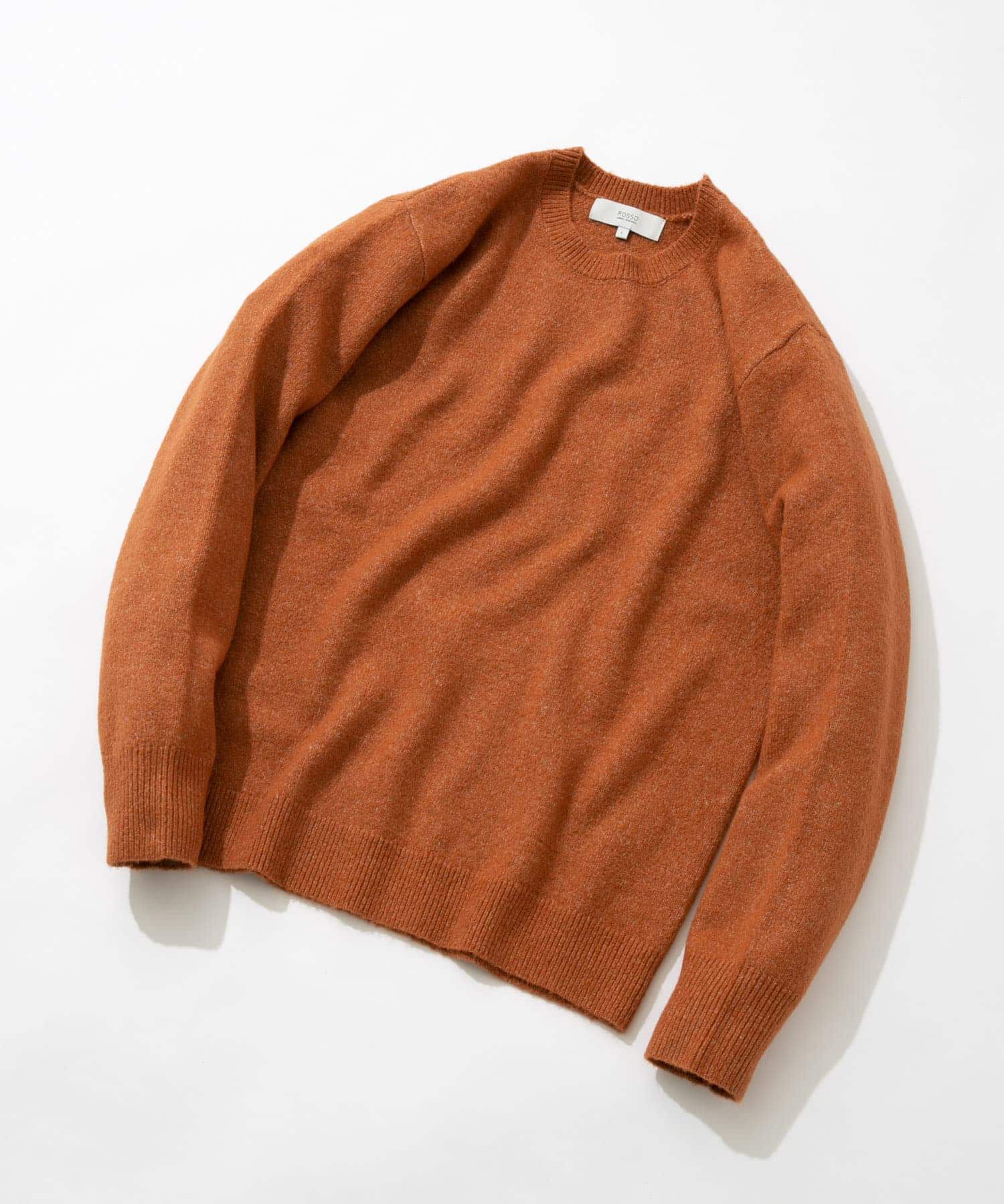 URBAN RESEARCH ROSSO「ブークレストレッチクルーニット」|ニット・セーター|