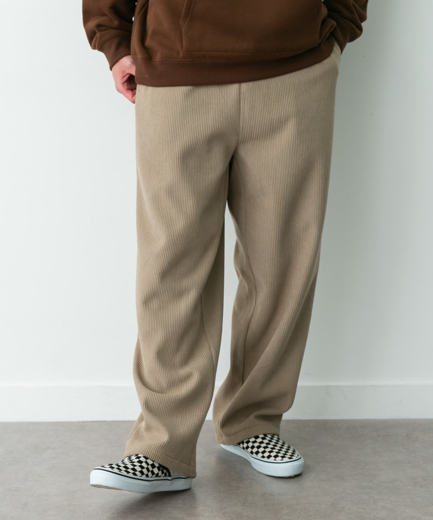 Sonny Label 「裏フリースコーデュロイワイドパンツ」|その他|