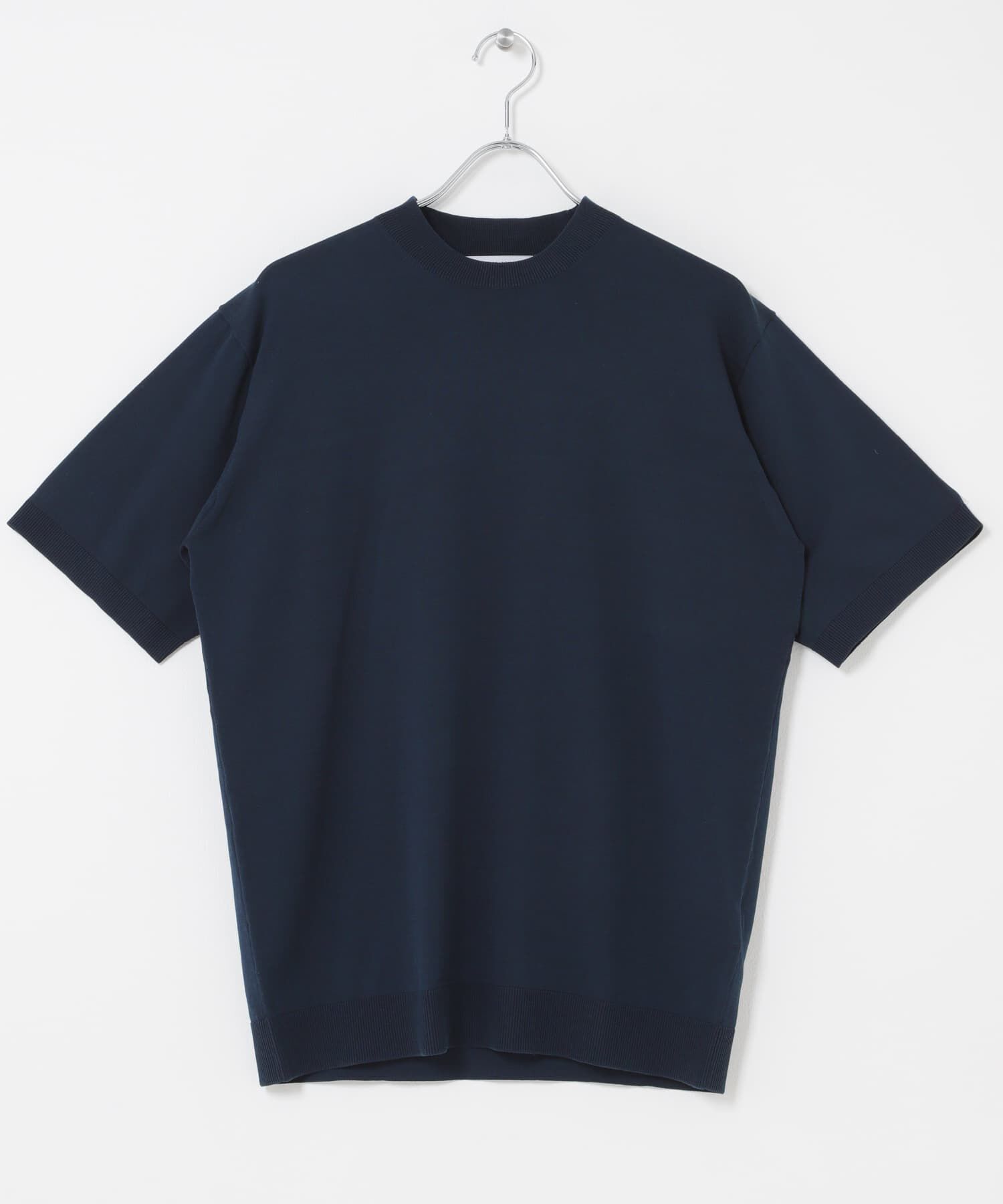 URBAN RESEARCH DOORS「LIFE STYLE TAILOR　ハイゲージクルーネック半袖ニット」|シャツ・ブラウス|