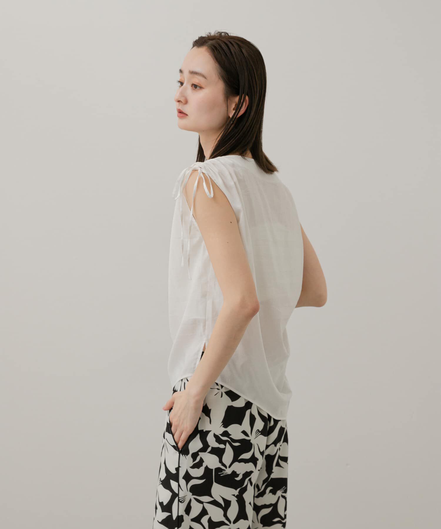 SENSE OF PLACE by URBAN RESEARCH「アシンメトリーシャーリングトップ」|シャツ・ブラウス|