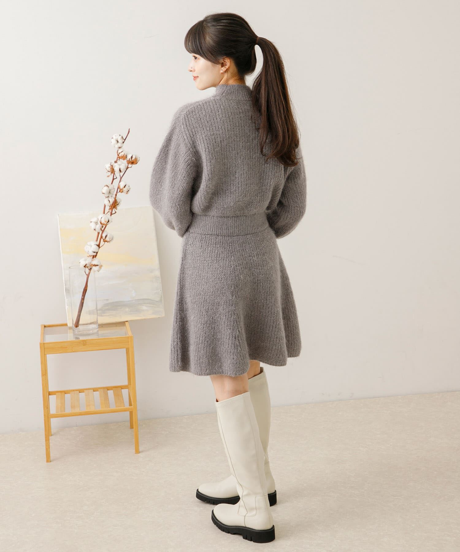 SENSE OF PLACE by URBAN RESEARCH「ウエストマークニットワンピース」|ワンピース|