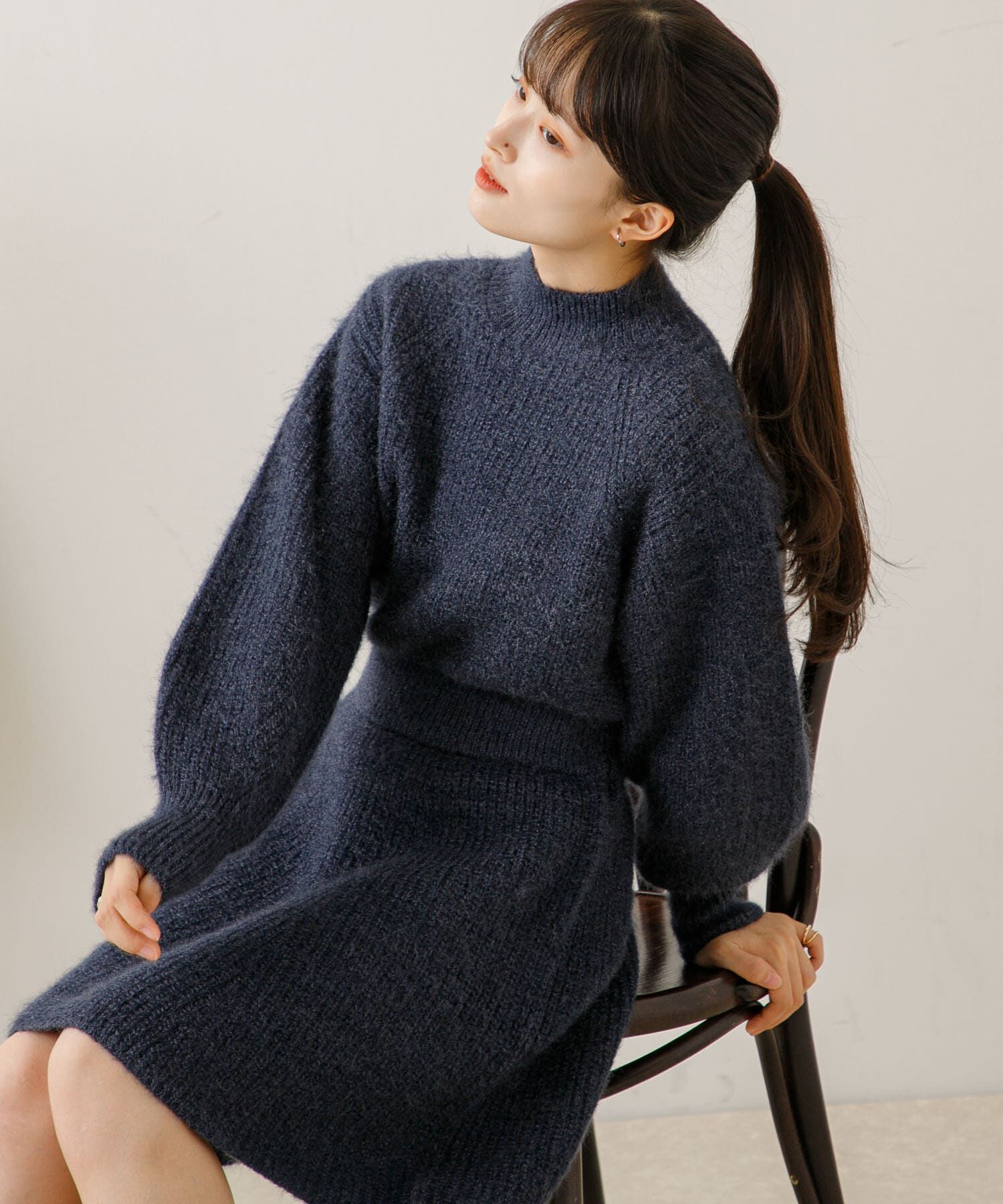 SENSE OF PLACE by URBAN RESEARCH「ウエストマークニットワンピース」|ワンピース|