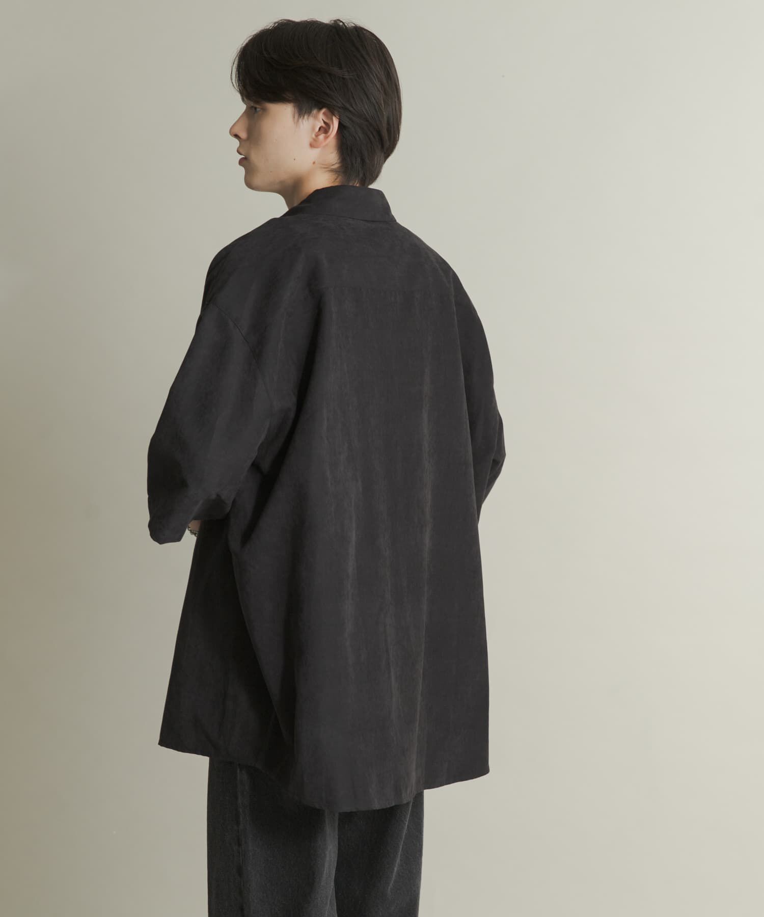 SENSE OF PLACE by URBAN RESEARCH「エクストラルーズピーチサテンショートスリーブシャツ」|シャツ・ブラウス|