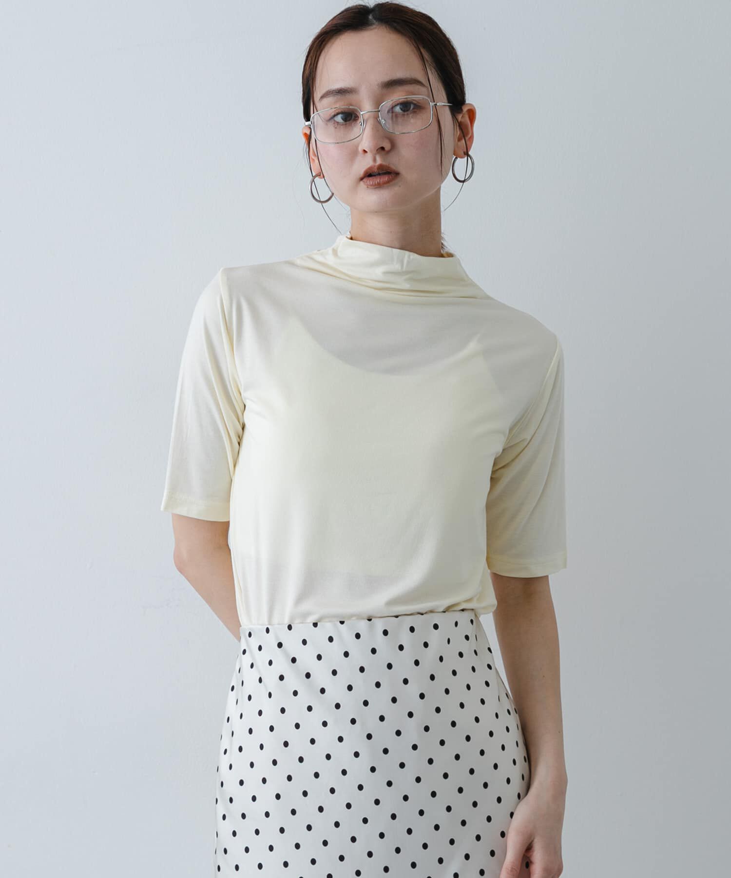 SENSE OF PLACE by URBAN RESEARCH「ソフトハイネックTシャツ(半袖)」|Tシャツ・カットソー|