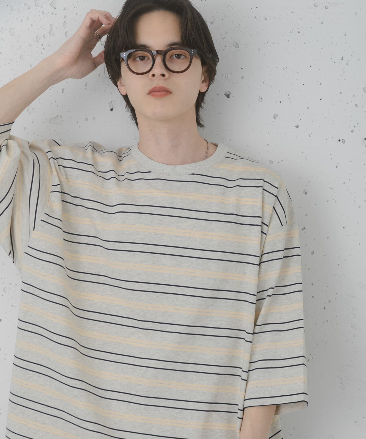 SENSE OF PLACE by URBAN RESEARCH「ボーダーエクストラルーズTシャツ」|Tシャツ・カットソー|
