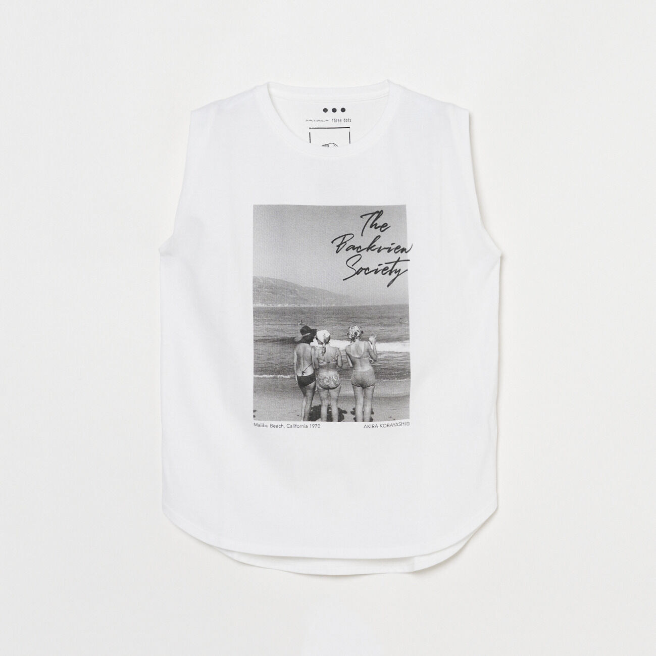  「three dots GRAPHIC TANK」|Tシャツ・カットソー|black view