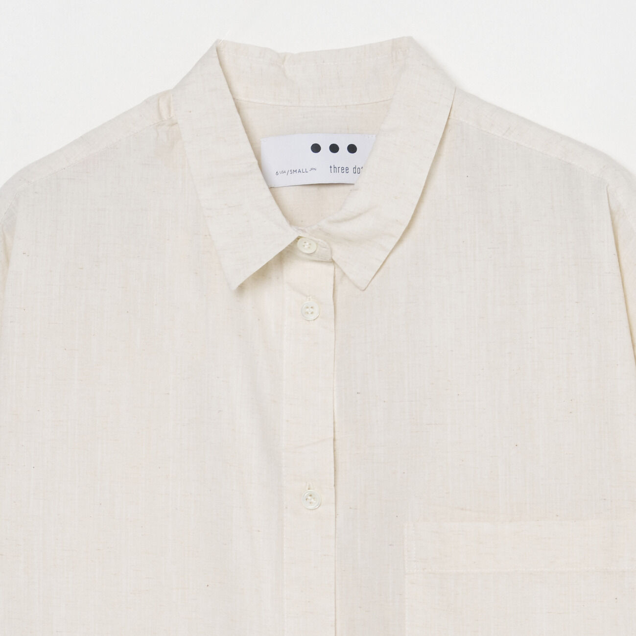  「three dots COTTON LINEN SHIRT」|シャツ・ブラウス|