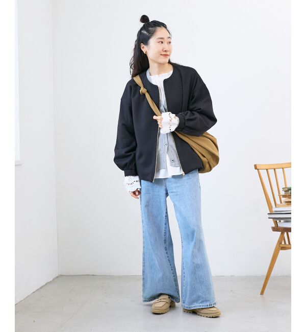  「★再入荷《手洗い可能》サガラ刺繍Vカーディガン」|カーディガン|