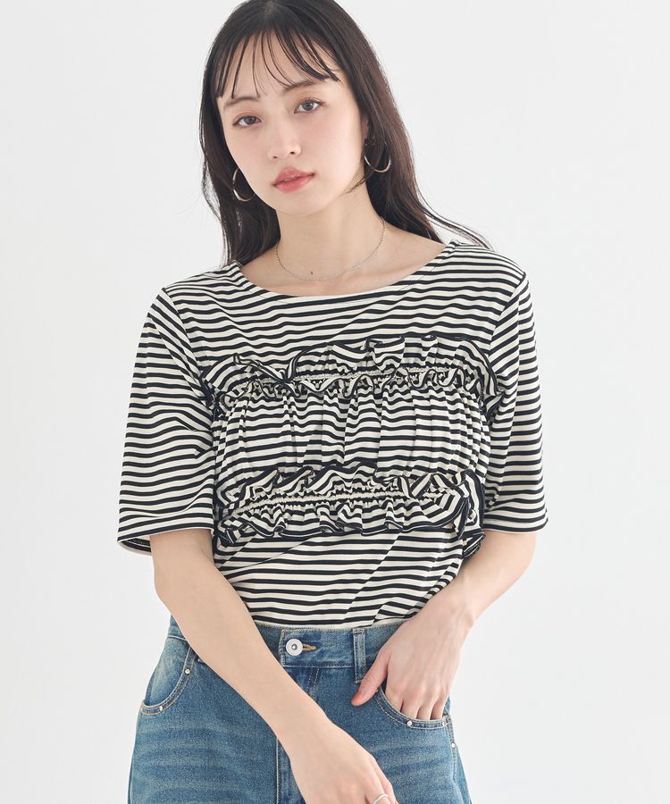 earth music&ecology「SET2点マルチウェイバンドゥ＋プルオーバー」|Tシャツ・カットソー|Black