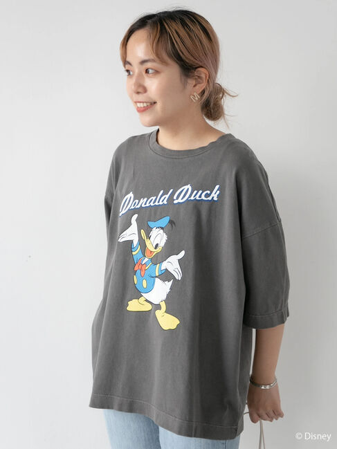  「ピグメントBIGカットプルオ-バー/Donald」|Tシャツ・カットソー|