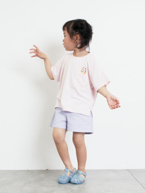 Samansa Mos2 Lagom「【ブルーイ】ポケット付きプリントTシャツ」|Tシャツ・カットソー|