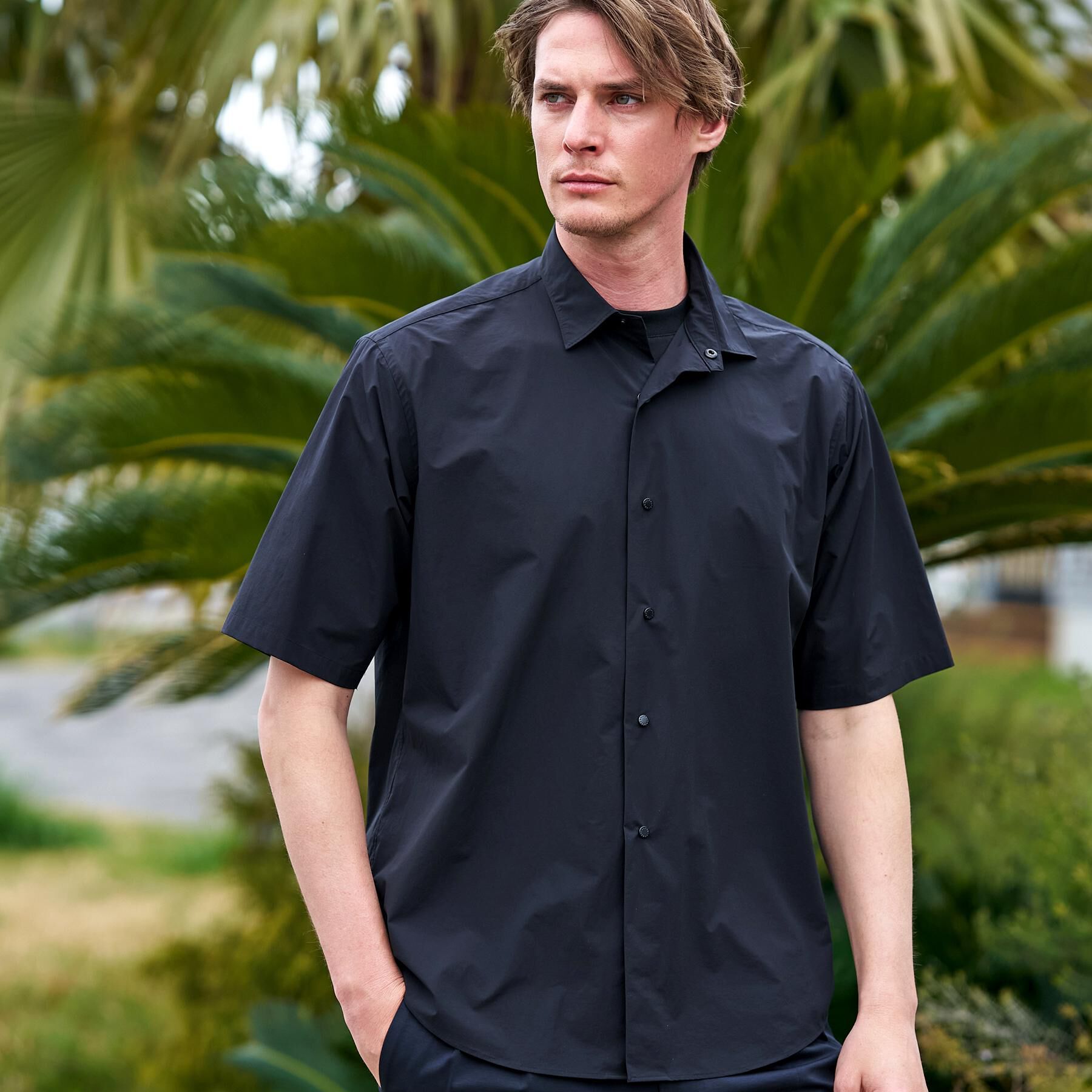 DRESSTERIOR「【干場義雅&times;K－3B&times;DRESSTERIOR】ストレッチシャツ」|シャツ・ブラウス|