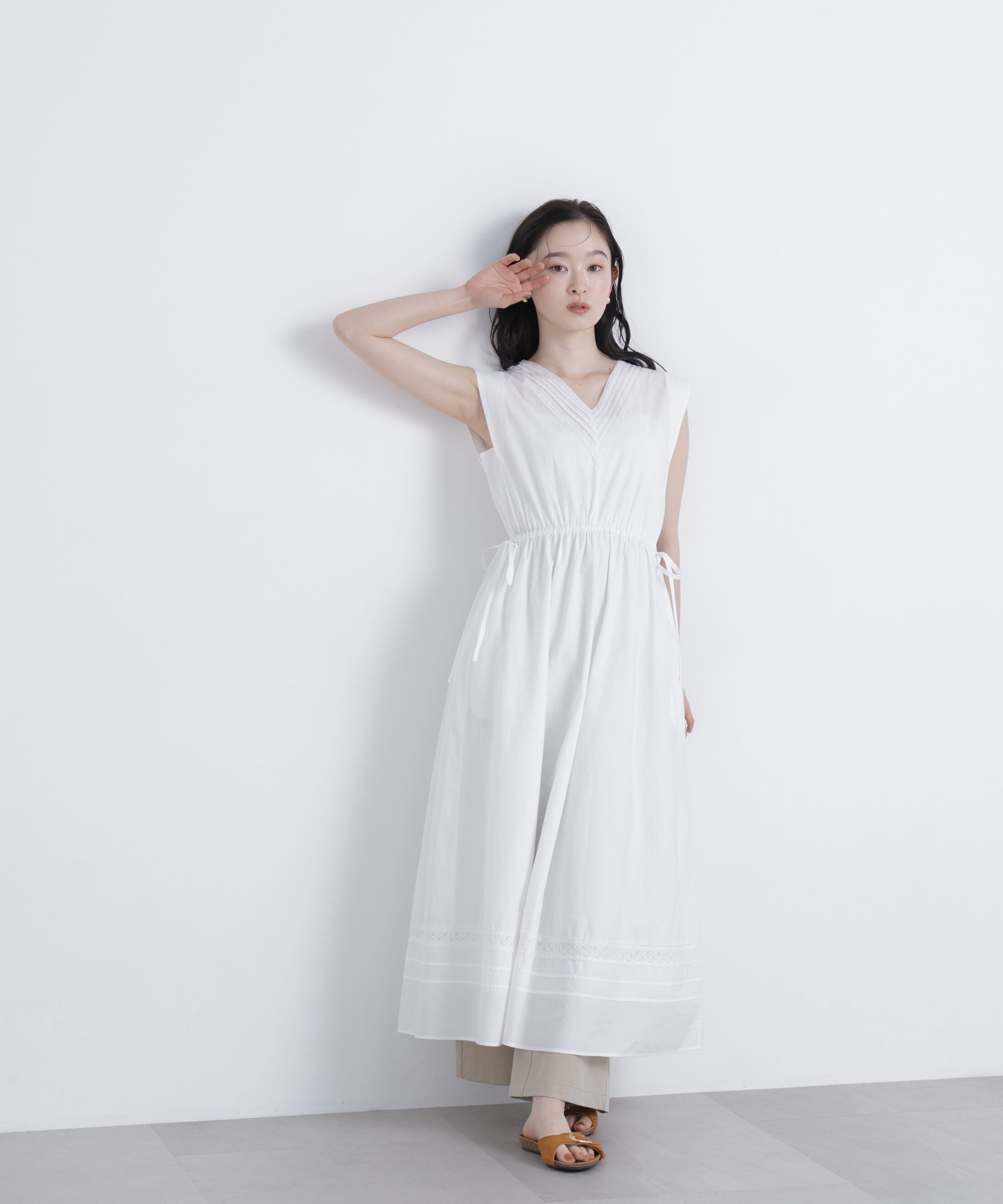  「〈N.〉ピンタックレースワンピース」|ワンピース|