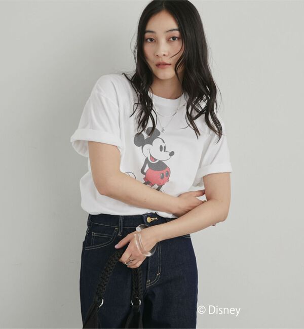 Doux archives「【ＧＯＯＤ　ＲＯＣＫ　ＳＰＥＥＤ】ＭＩＣＫＥＹ　／　ダメージＴＥＥ」|Tシャツ・カットソー|