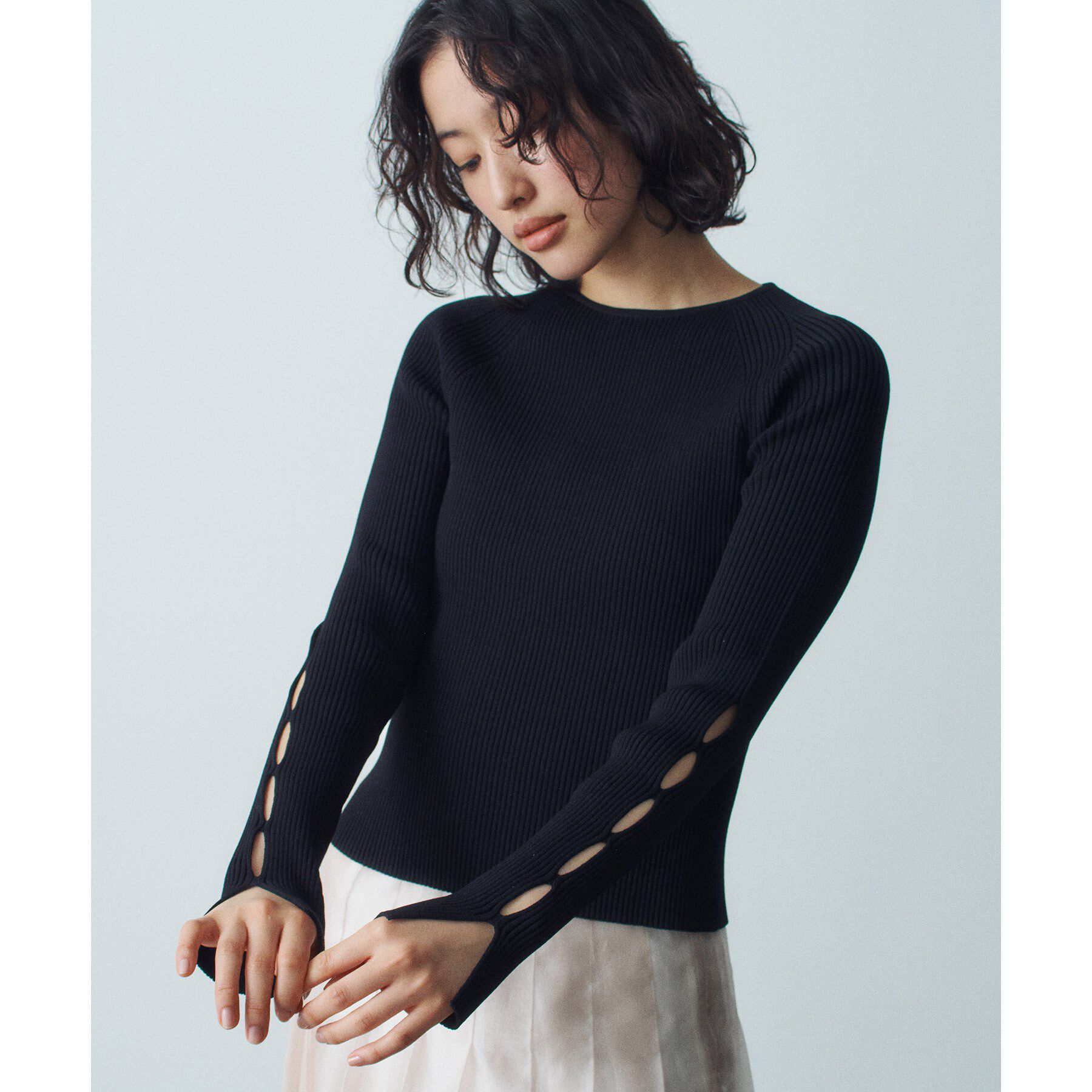 CODE A「hole sleeve knit」|ニット・セーター|