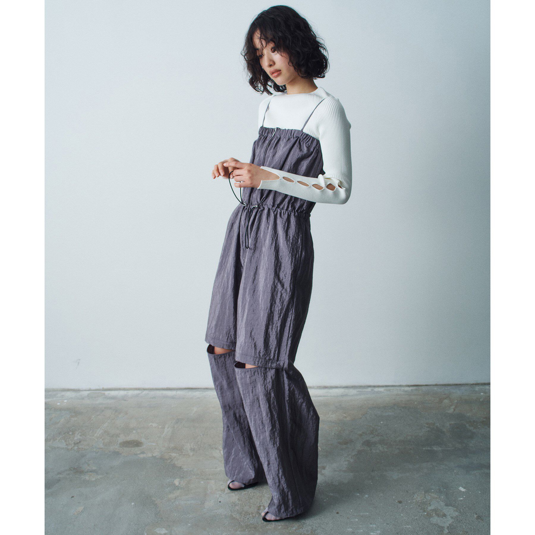 CODE A「hole sleeve knit」|ニット・セーター|