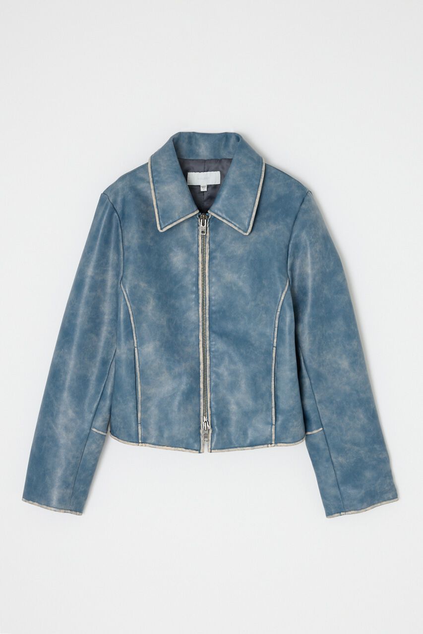 MOUSSY「FAUX LEATHER MINIMAL ジャケット」|その他|
