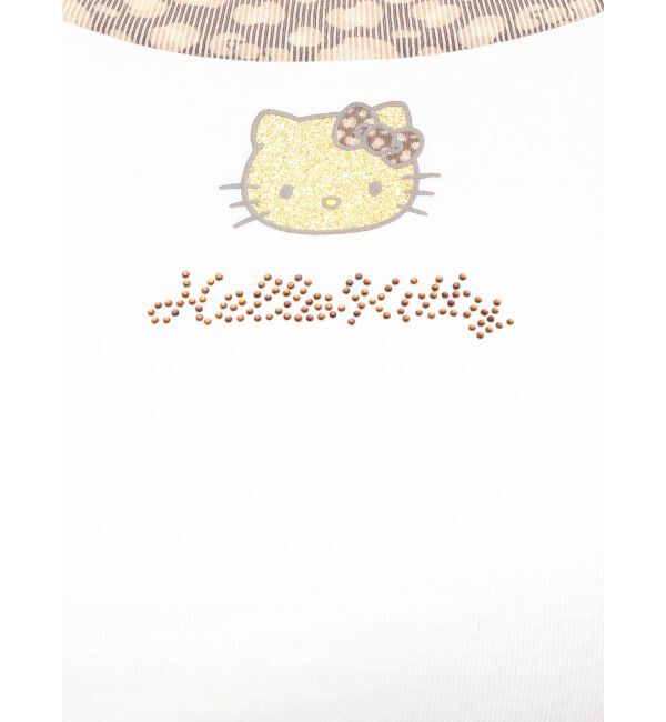 GYDA「GYDA&times;ハローキティ レオパードラグランTシャツ」|Tシャツ・カットソー|