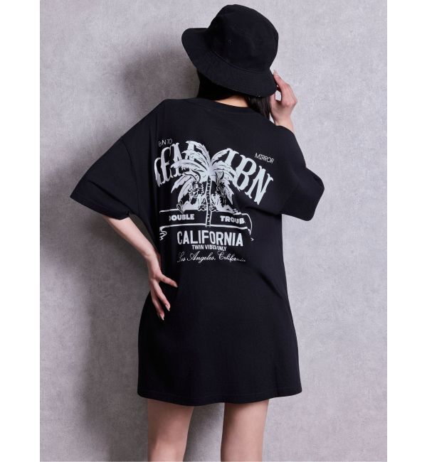 GYDA「TWIN VIBES ONLY BUNNY BIG Tシャツ」|Tシャツ・カットソー|