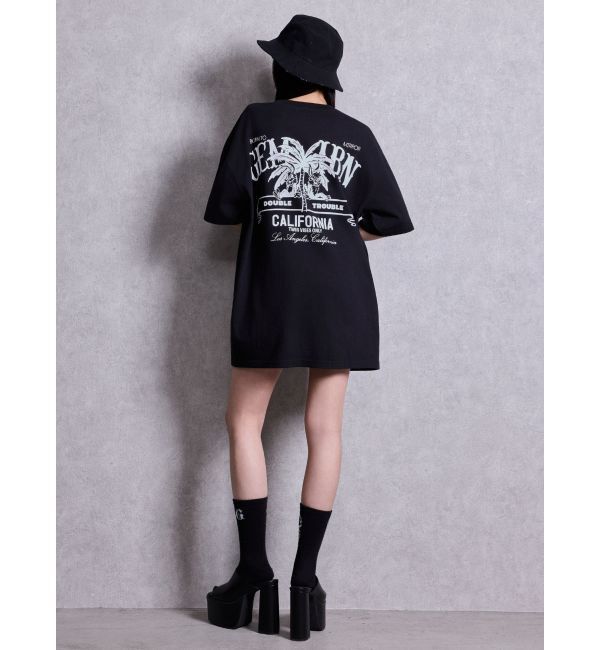 GYDA「TWIN VIBES ONLY BUNNY BIG Tシャツ」|Tシャツ・カットソー|