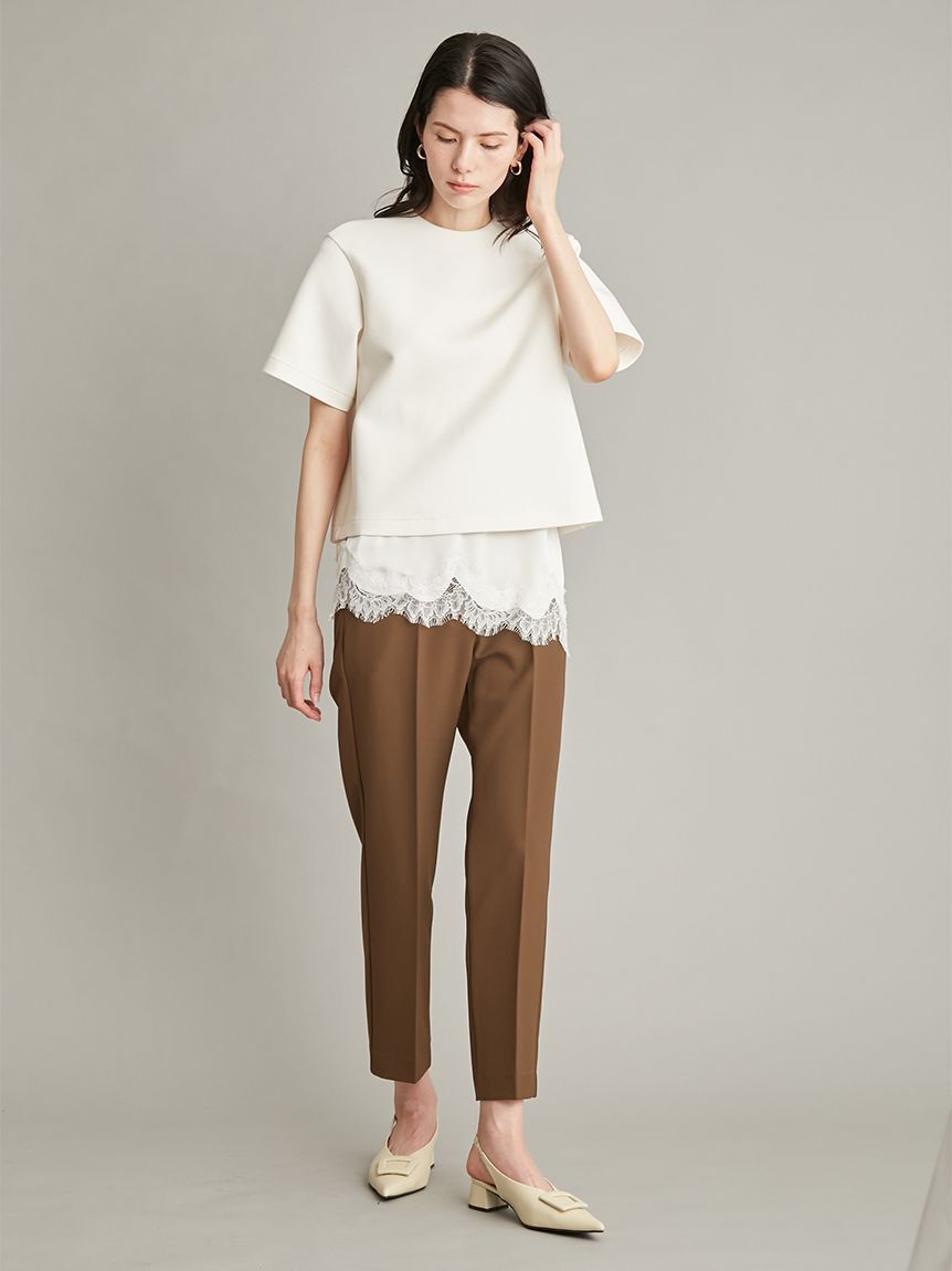 Mila Owen「【WEB限定カラー】キャミレイヤードダンボールＴシャツ」|Tシャツ・カットソー|