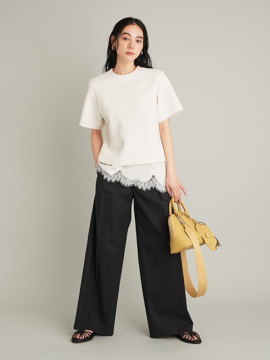 Mila Owen「【WEB限定カラー】キャミレイヤードダンボールＴシャツ」|Tシャツ・カットソー|