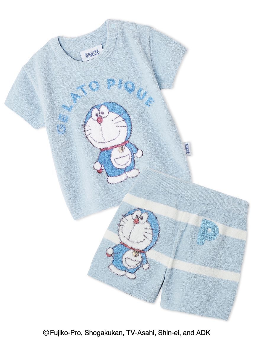 GELATO PIQUE KIDS & BABY「【ドラえもん】【ベビー】ジャガードプルオーバー&ショートパンツセット」|その他ベビーウェア|