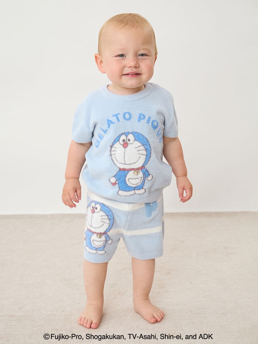 GELATO PIQUE KIDS & BABY「【ドラえもん】【ベビー】ジャガードプルオーバー&ショートパンツセット」|その他ベビーウェア|