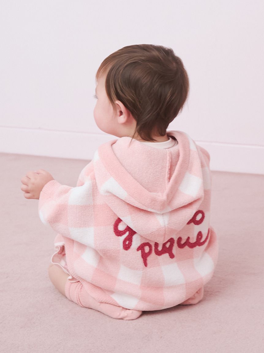 GELATO PIQUE KIDS & BABY「【BABY】エアリーモコギンガムチェック柄ポンチョ」|その他ベビーウェア|