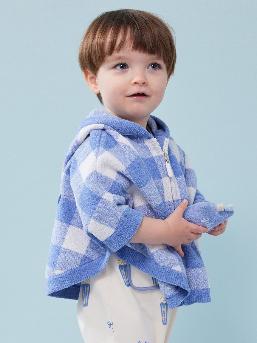 GELATO PIQUE KIDS & BABY「【BABY】エアリーモコギンガムチェック柄ポンチョ」|その他ベビーウェア|