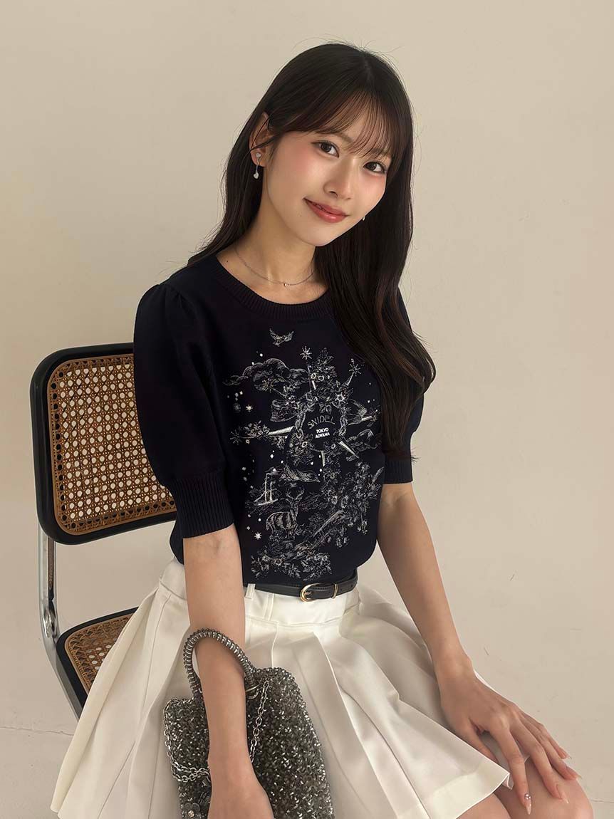 SNIDEL「ベルトセットプリーツミニスカショーパン」|その他|