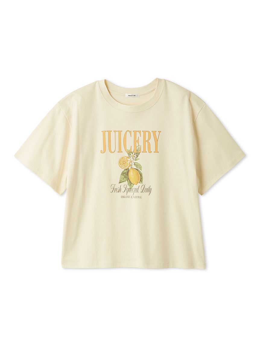 FRAY I.D「フルーツプリントTシャツ／ウォッシャブル」|Tシャツ・カットソー|YEL