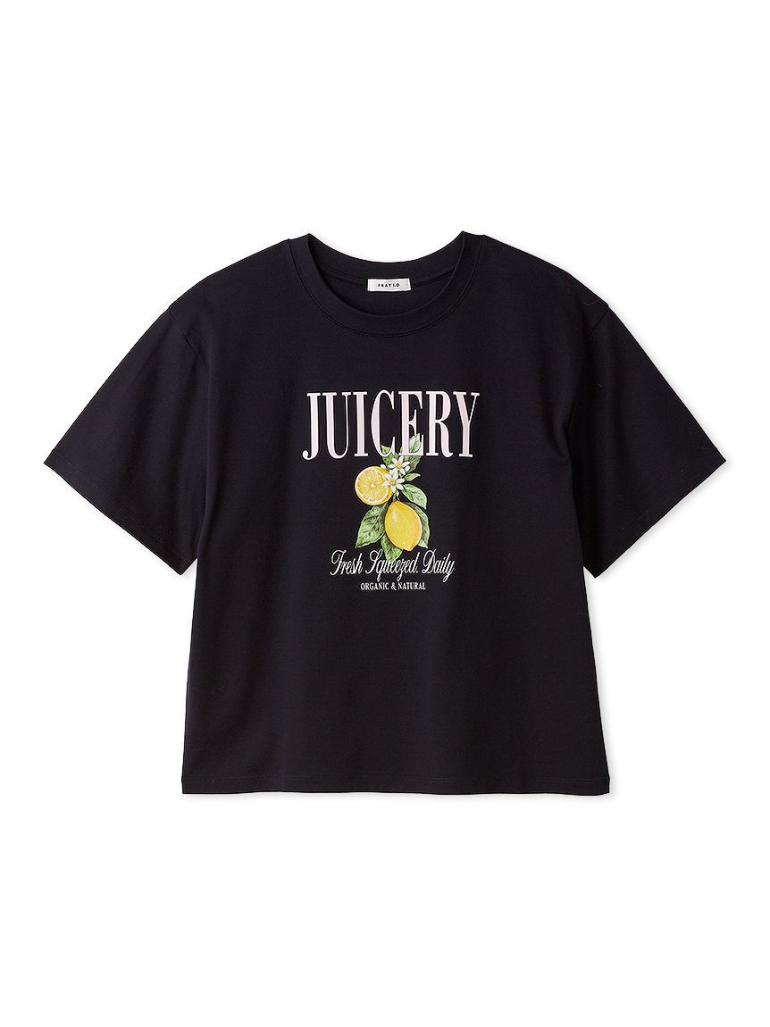 FRAY I.D「フルーツプリントTシャツ／ウォッシャブル」|Tシャツ・カットソー|NVY