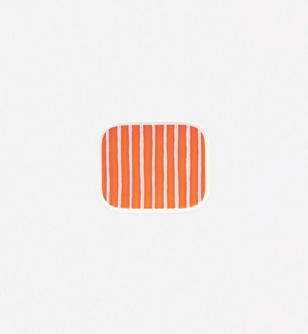 Marimekko「Piccolo プレート 15&times;12cm」|その他|ピンク&times;オレンジ