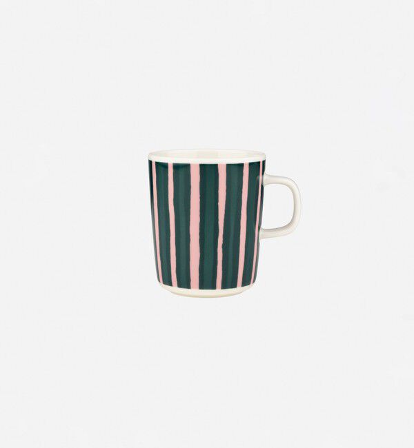 Marimekko「Piccolo マグカップ 250ml」|その他|ﾋﾟﾝｸ&times;ﾀﾞｰｸｸﾞﾘｰﾝ