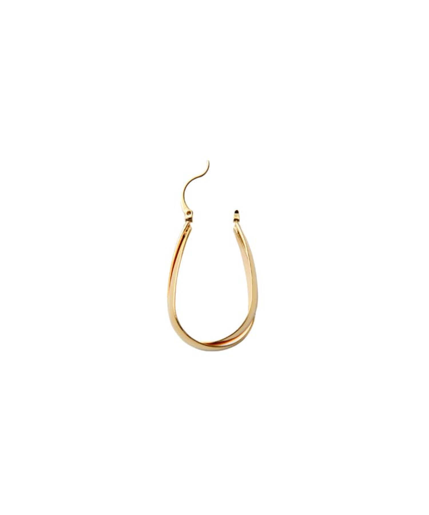 STYLE DELI「くりぬきドロップフープピアス」|ピアス|