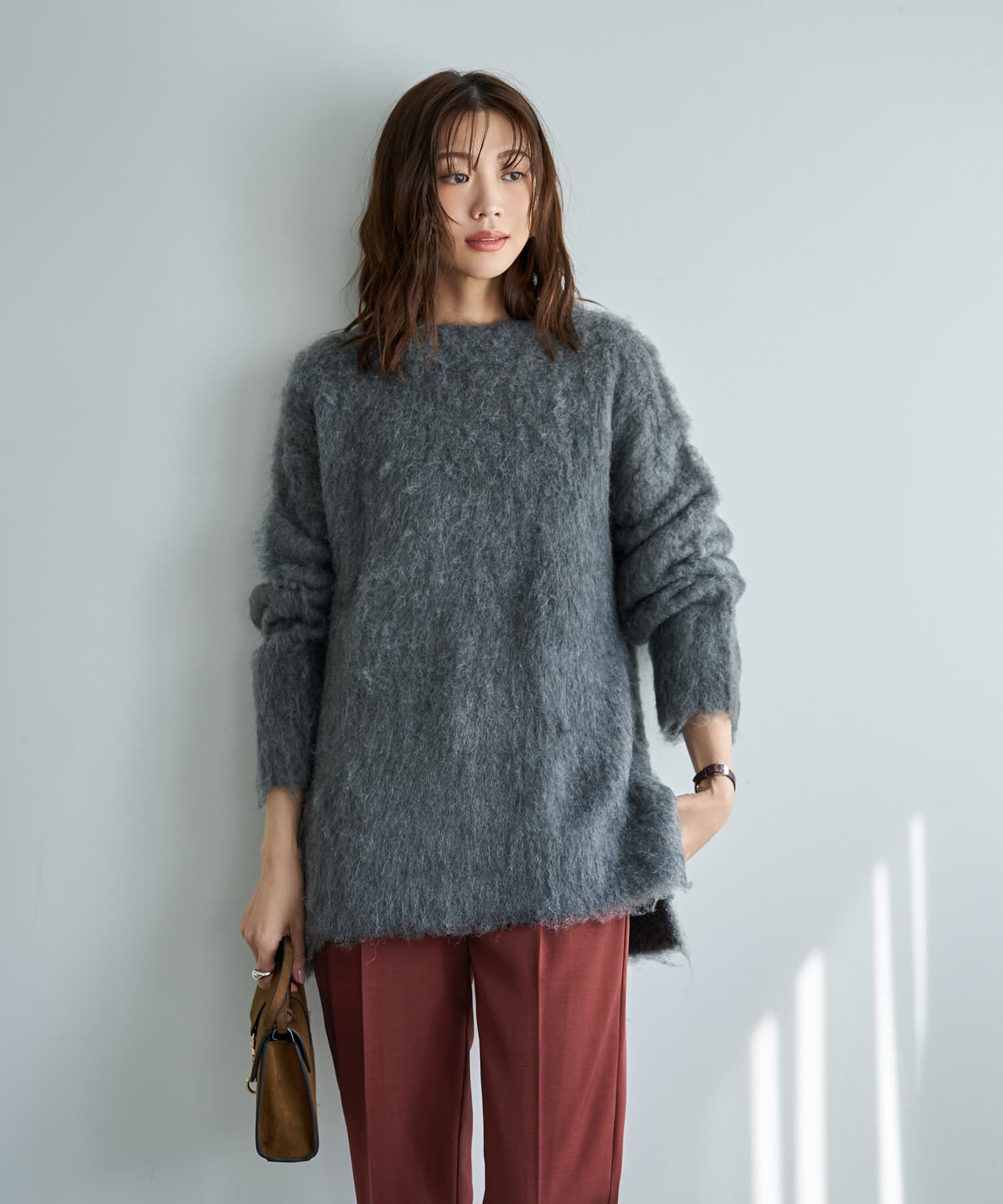 STYLE DELI「【LUXE】ふわふわ毛起こしブークレプルオーバー」|ニット・セーター|