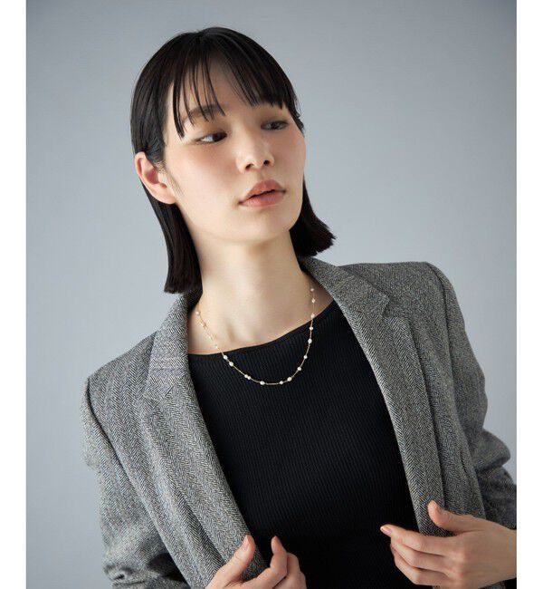 Jouete「ネックレス パール ステーション」|ネックレス|