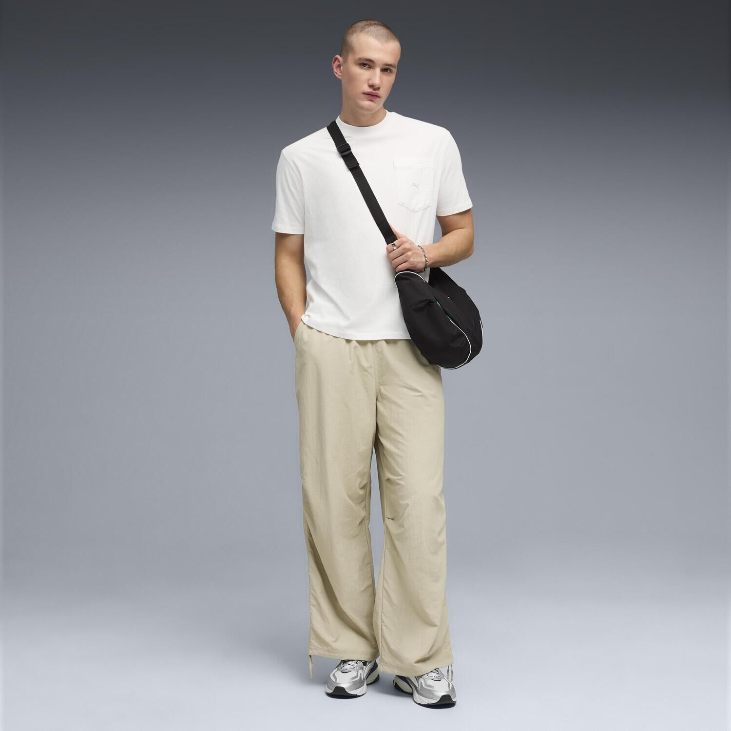 PUMA「【PUMA ｳｪｱ】M WARDROBE ESS OVERSIZEDPARAPT」|チノ|