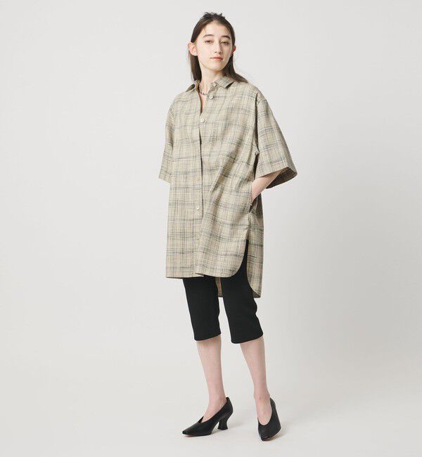 UNITED ARROWS「RICCERI シャツ チュニックワンピース」|ワンピース|