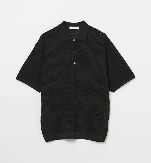 ☆　　　シアーリネンポロニット　新品未使用　BLACK STYLEMIXER | シアーフォルムポロニット (ニット ) |SHEL'TTER WEBSTORE