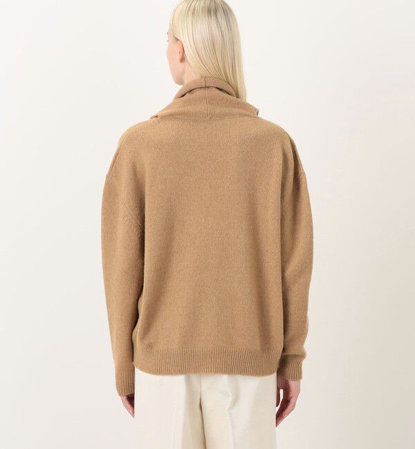 TOMORROWLAND BUYING WEAR「PLAN C L/S CARDIGAN スカーフコンビカーディガン」|ニット・セーター|