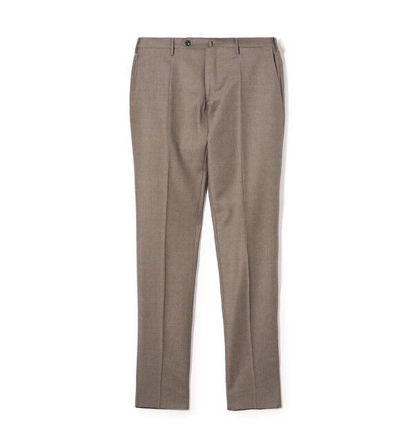 TOMORROWLAND BUYING WEAR「INCOTEX N35  ウーステッドフランネル スリムスラックス」|スラックス|45 ライトブラウン