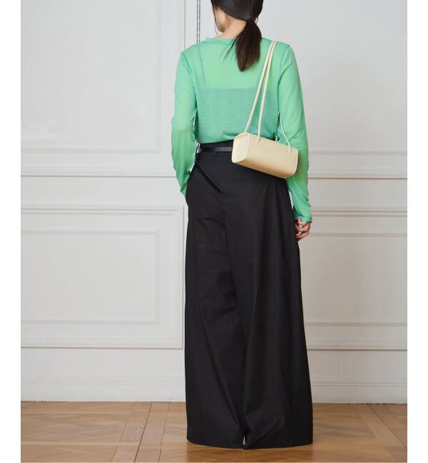 IENA LA BOUCLE「TOURNON /トゥルノン COTTON GEORGETTE C/N プルオーバー 26SSCS033」|Tシャツ・カットソー|