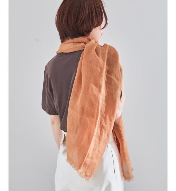 IENA「NIMNIMDUAI/ニムニムデュアイ PLAIN GAUZE STOLE ストール」|ストール|