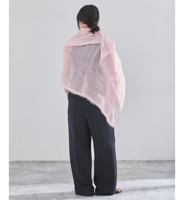 IENA「NIMNIMDUAI/ニムニムデュアイ PLAIN GAUZE STOLE ストール」|ストール|