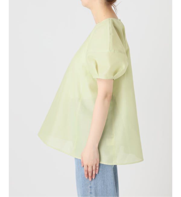 IENA「《一部店舗限定》袖ボリュームシアーブラウス」|シャツ・ブラウス|