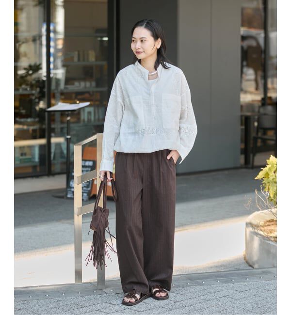 JOURNAL STANDARD「コットンキカレーススキッパーシャツ」|シャツ・ブラウス|