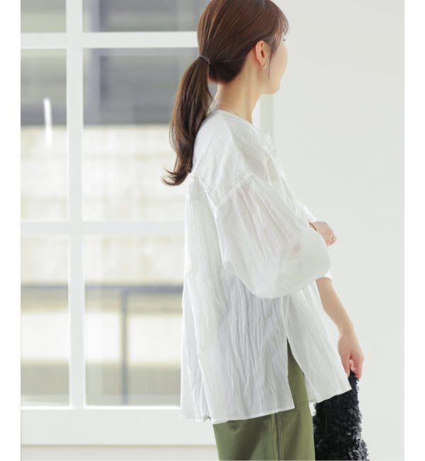 JOURNAL STANDARD relume「コットンボイルクリンクルピンタックブラウス」|シャツ・ブラウス|